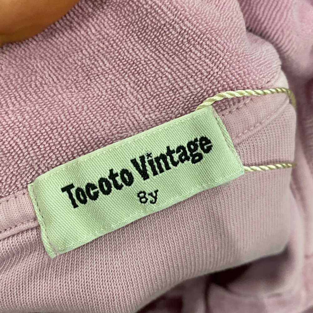 TOCOTO VINTAGE Kids Purple Dress - Picture 3 of 4